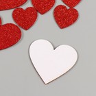 Декор для творчества "Сердечки" красные,блест. на клеевой основе, 5,5 и 3 см (набор 10 шт) - Фото 3