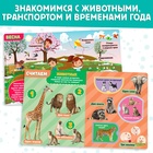 Книжки картонные с 3 окошками набор 6 шт. по 10 стр. - Фото 4