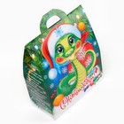 Подарочная коробка новогодняя Змея-кокетка 26,1(30,1) х 22 х 10 см - Фото 2