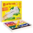 Пластилин 10 цветов 150 г "Каляка-Маляка", со стеком - фото 25296976