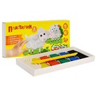 Пластилин 6 цветов 90 г "Каляка-Маляка", со стеком - фото 25297010