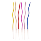 Свечи для торта (6 шт.) + воздушные шары (5 шт.), ХРОМ, МИКС - Фото 4