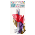 Свечи для торта (6 шт.) + воздушные шары (5 шт.), ХРОМ, МИКС - Фото 5