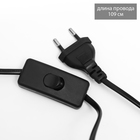 Лампа настольная «Бенита» 1×40 Вт Е14 коричневый 15×15×30 см - Фото 5