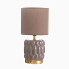 Лампа настольная «Бенита» 1×40 Вт Е14 коричневый 15×15×30 см - Фото 6