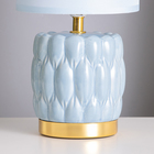 Лампа настольная «Бенита» 1×40 Вт Е14 синий 15×15×30 см - Фото 4