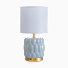 Лампа настольная «Бенита» 1×40 Вт Е14 синий 15×15×30 см - Фото 6