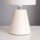 Лампа настольная «Бланка» 1×40 Вт Е14 бежевый 14×14×29 см - Фото 4