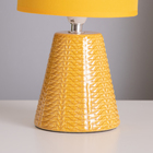 Лампа настольная «Бланка» 1×40 Вт Е14 желтый 14×14×29 см - Фото 4