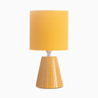 Лампа настольная «Бланка» 1×40 Вт Е14 желтый 14×14×29 см - Фото 6