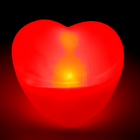 Светильник светодиодный "Сердечко", красное свечение - Фото 4