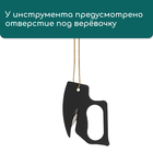 Нож для сада, хозяйственных работ, для вскрытия стрейч-плёнки и коробок, чёрный, Greengo - Фото 6