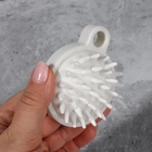 Щётка - массажёр для мытья головы, 8.5×6.8×3.6 см, белая - Фото 5