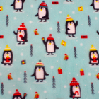Плед Belezza Нарядные пингвины 120x150см, флис 150г/м, пэ100% - Фото 2