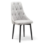 Стул для кухни «Граф», обивка nova 600, цвет светло – серый - Фото 1