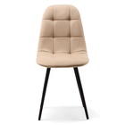 Стул мягкий для кухни «Лукас», обивка velutto 07, цвет бежевый - Фото 3