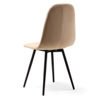 Стул мягкий для кухни «Лукас», обивка velutto 07, цвет бежевый - Фото 5