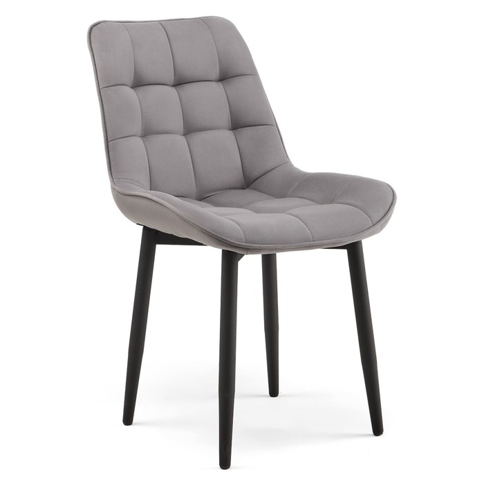 Стул мягкий для кухни «Бостон», обивка velutto 32, цвет графит - Фото 1