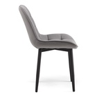 Стул мягкий для кухни «Бостон», обивка velutto 32, цвет графит - Фото 12