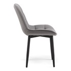 Стул мягкий для кухни «Бостон», обивка velutto 32, цвет графит - Фото 3