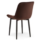 Стул мягкий для кухни «Бостон», обивка velutto 24, цвет шоколад - Фото 5