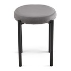 Табурет мягкий для кухни «Оливия» Velutto 32, цвет графит - Фото 3