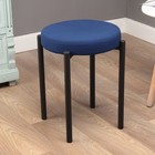 Табурет мягкий для кухни «Оливия» Velutto 26, цвет океан - Фото 5