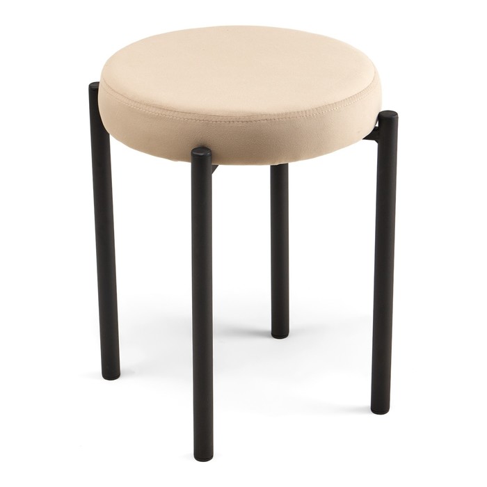 Табурет "Оливия" Velutto 07, бежевый - Фото 1
