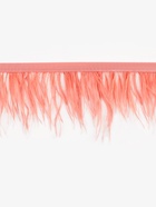 Перья страуса декоративные, на ленте, 8-10 см, 5±0.5 м, тёмно-бежевые - Фото 4