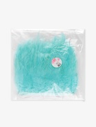 Перья петуха декоративные, на ленте, 10-15 см, 5±0.5 м, светло-голубые - Фото 5