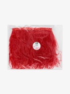 Перья страуса декоративные, на ленте, 8-10 см, 5±0.5 м, красные - Фото 5