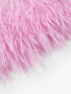 Перья страуса декоративные, на ленте, 8-10 см, 5±0.5 м, светло-сиреневые - Фото 3