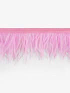Перья страуса декоративные, на ленте, 8-10 см, 5±0.5 м, светло-сиреневые - Фото 4