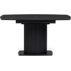 Керамический стол Фестер черный мрамор/черный металл, черный 80x140(180)x76 см - Фото 2