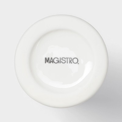 Ваза для цветов Magistro «Бланш», 7.7×18.5 см, фарфор, белая