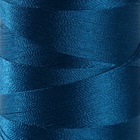 Нить атласная для вышивания, 120D/2, 700 м, синяя №670 - Фото 2