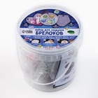 Большой набор для создания акриловых брелоков с наклейками - Фото 2