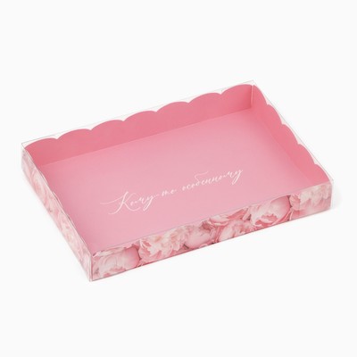 Коробка для кондитерских изделий с PVC крышкой «Кому-то особенному», 22×15×3 см