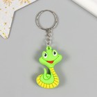 Брелок резина "Маленькая змейка" МИКС 5х2,5 см (комплект 12 шт) - фото 25298057