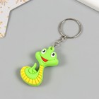 Брелок резина "Маленькая змейка" МИКС 5х2,5 см (комплект 12 шт) - фото 25298058