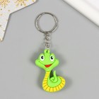 Брелок резина "Маленькая змейка" МИКС 5х2,5 см (комплект 12 шт) - фото 25298059