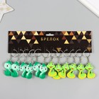 Брелок резина "Маленькая змейка" МИКС 5х2,5 см (комплект 12 шт) - фото 25298060