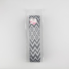 Стропа ременная «Ромбы и зигзаги», 38 мм, 3±0.1 м, серо-белая - Фото 3