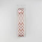 Стропа ременная «Ромбы и зигзаги», 38 мм, 3±0.1 м, розово-белая - Фото 3