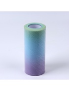 Фатин, 15 см, 23±1 м, 11±1 г/м², зелёно-голубой градиент №6 - фото 60952242