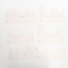 Декор своими руками «Новогодняя ночь», 6 домиков из бумаги - Фото 11