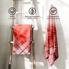 Полотенце махровое «Этель Клетка», 50×90 см, хлопок 100%, красное - Фото 2