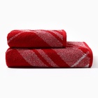 Полотенце махровое «Этель Клетка», 50×90 см, хлопок 100%, красное - Фото 6