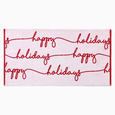 Полотенце махровое «Этель» Happy holiday, 50×90 см, 100% хлопок, 420 г/м²