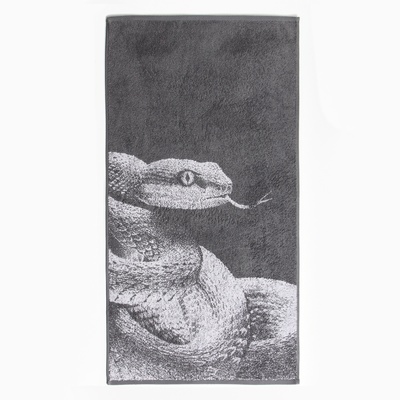 Полотенце махровое Этель "Змея", 50х90 см, 100% хлопок, 420 г/м2